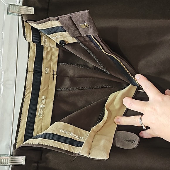 Men's Flying Cross, Tactical, Dress Pants, Dark Brown, Sz 46x32 Regular, Uniform - Picture 6 of 16